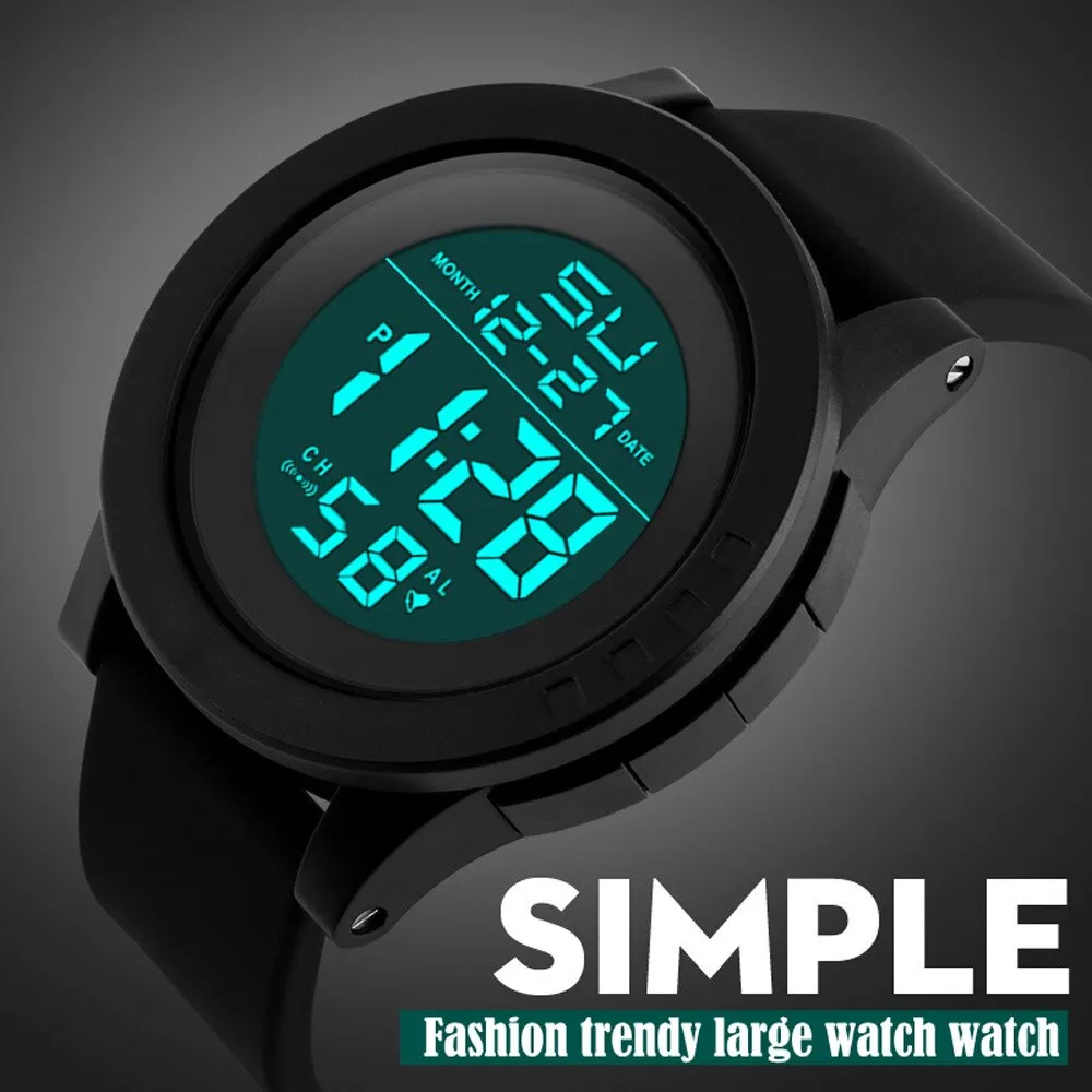 LED Waterproof Wrist Watches Men Luxury Sports Watch Men Analog Digital Military Silicone Army Sport Relogio Masculino For Gifts