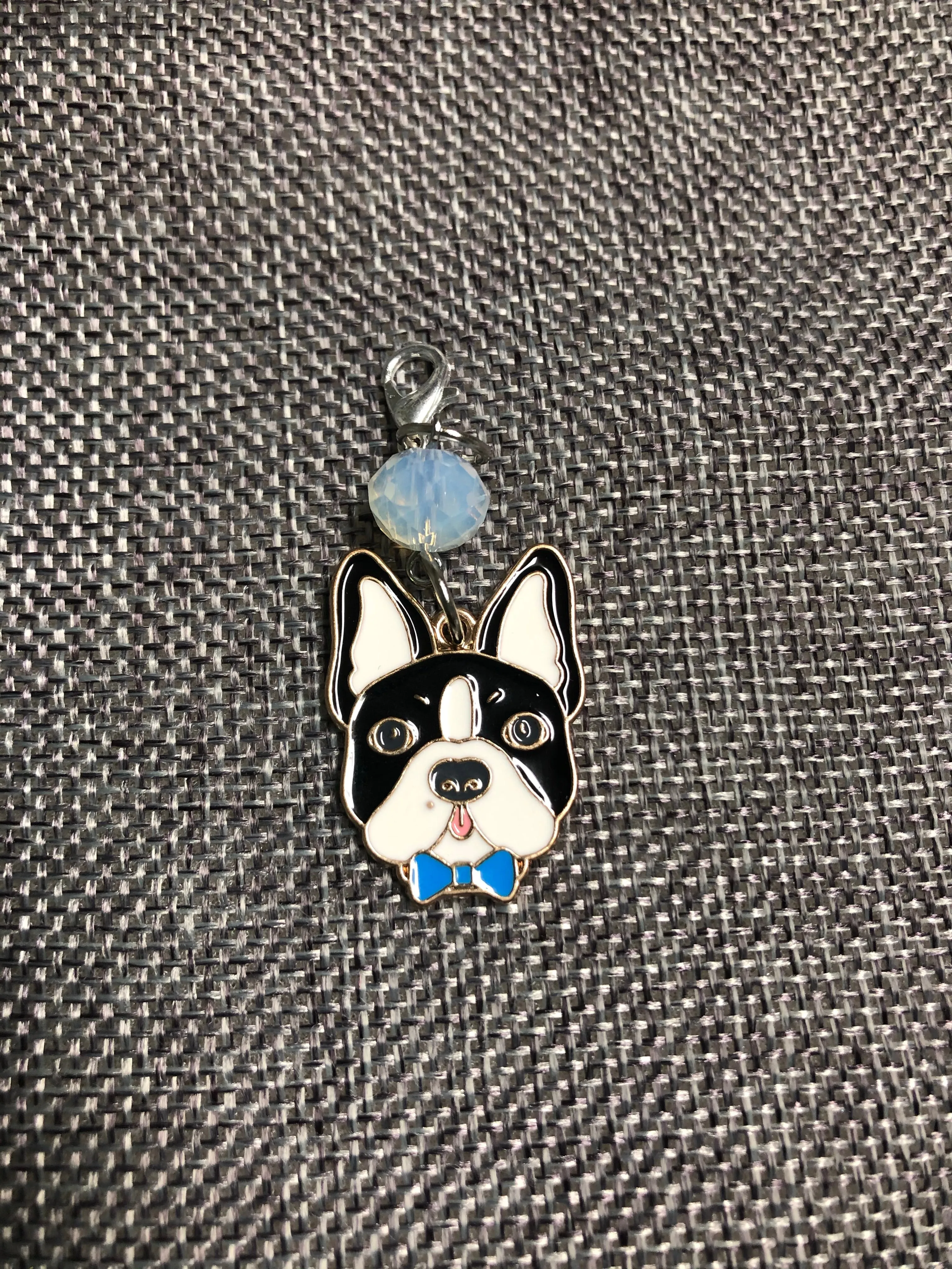 Let Love Enamel Zip Charm