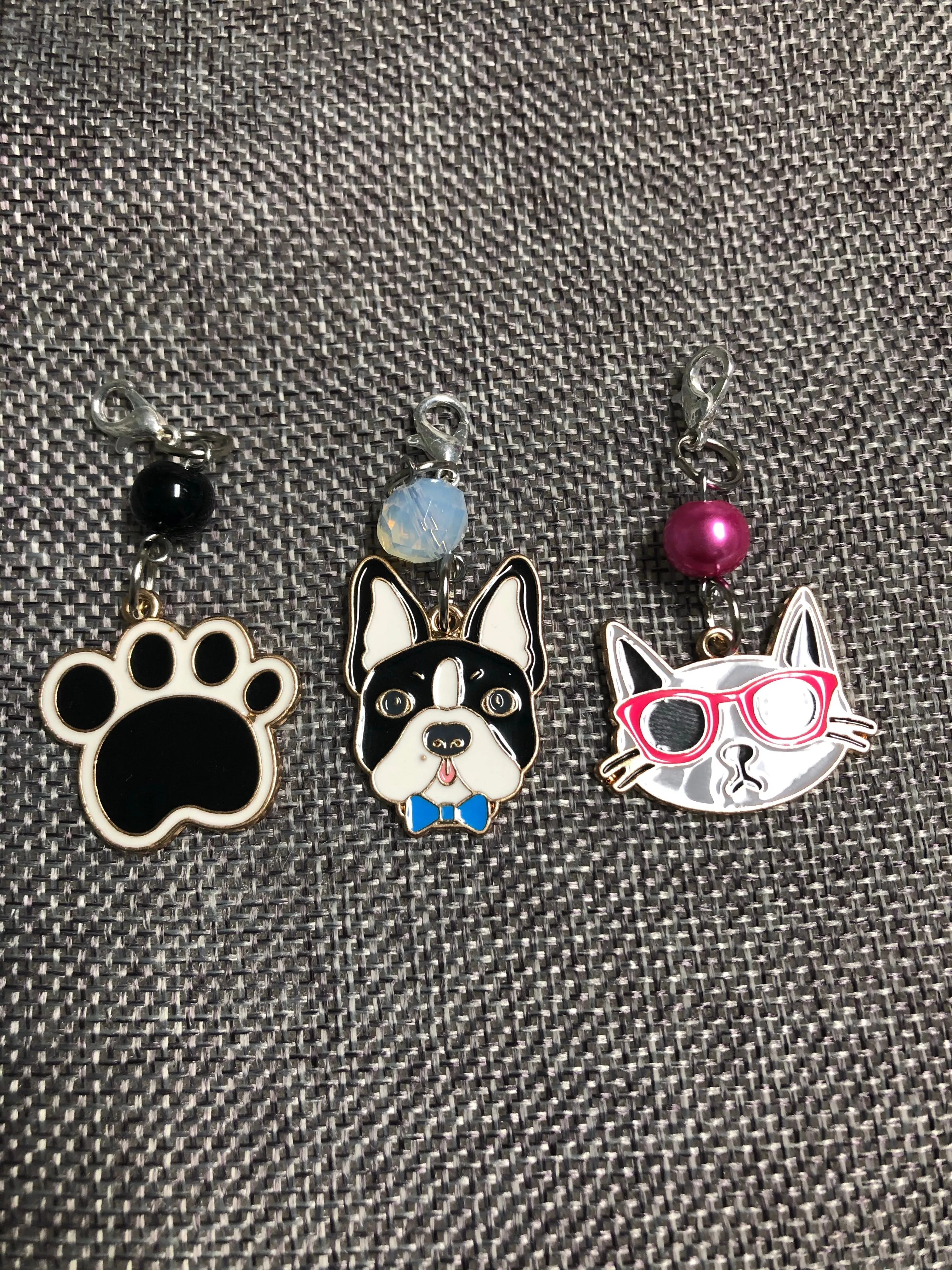 Let Love Enamel Zip Charm