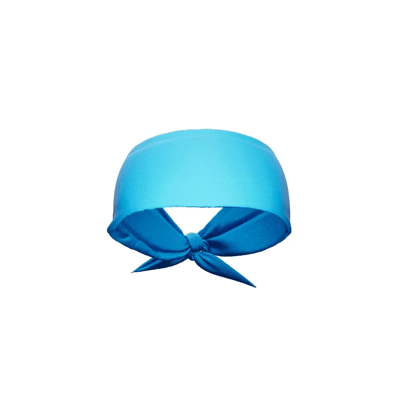 Light Blue Tie Headband | Elite Athletic Gear
