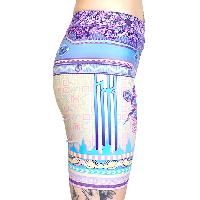 LOGIC LATTICE UNISEX BIKE SHORTS