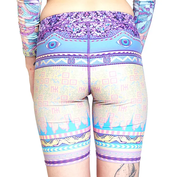 LOGIC LATTICE UNISEX BIKE SHORTS