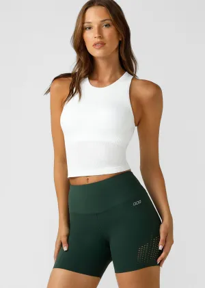 Lorna Jane Air Fit All Day Seamless Bra Tank Combo - White