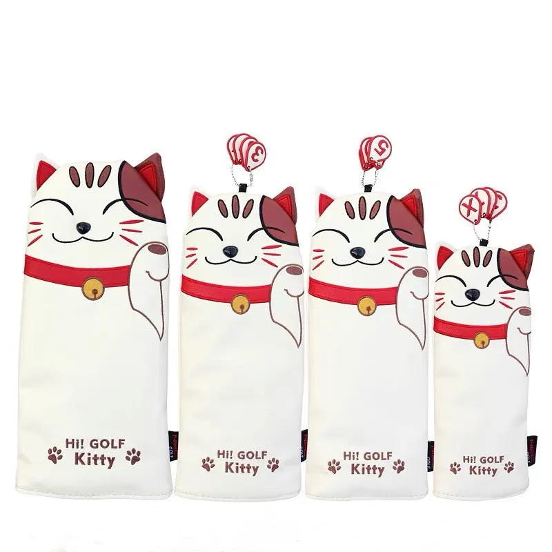 Lucky Cat Golf Wood Club Head Cover