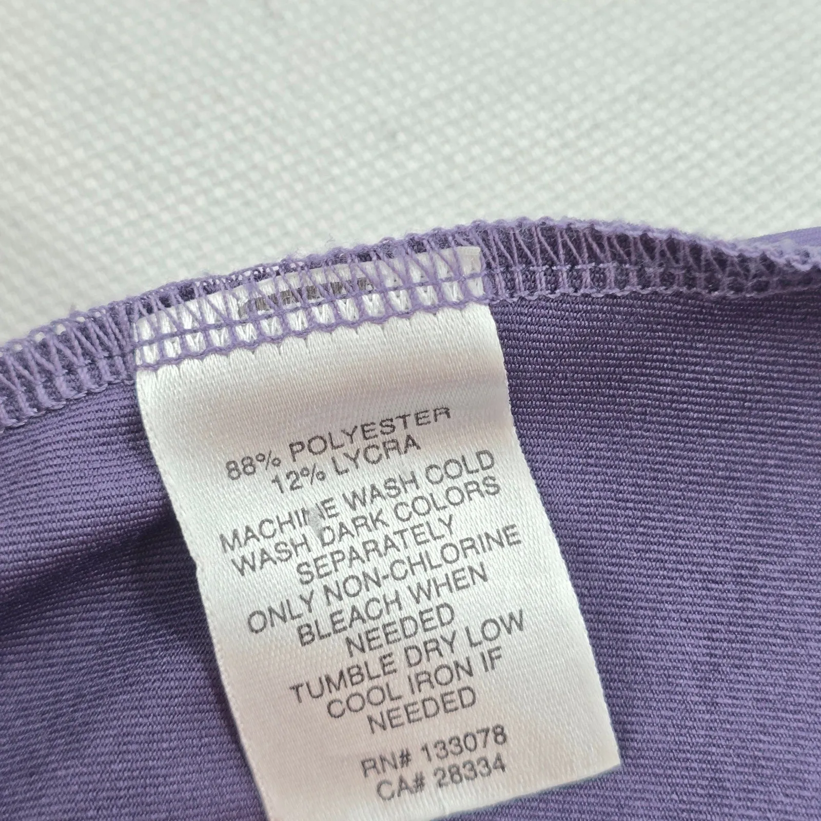 Lucky In Love Purple Crisscross Activewear Racerback Tank Tom Small