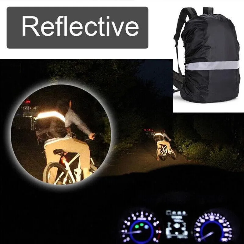 M Size Outdoor Foldable Backpack WaterProof Rain Cover Rucksack Camping Travel Bag