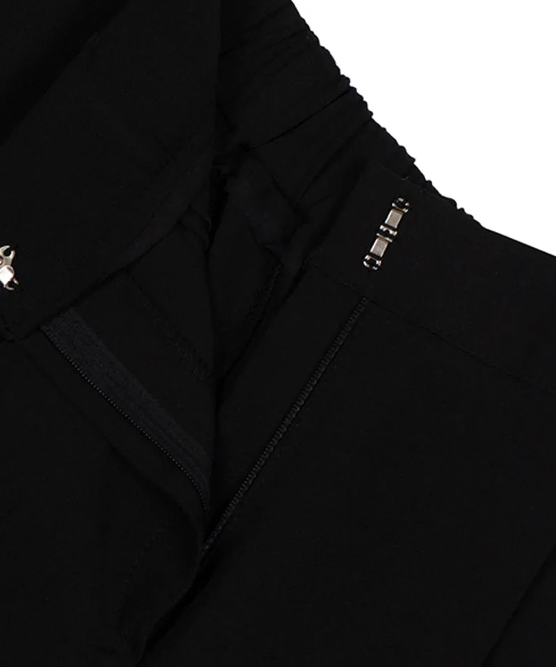 MACKY Golf: Basic Pintuck Shorts - Black