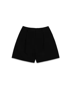 MACKY Golf: Basic Pintuck Shorts - Black