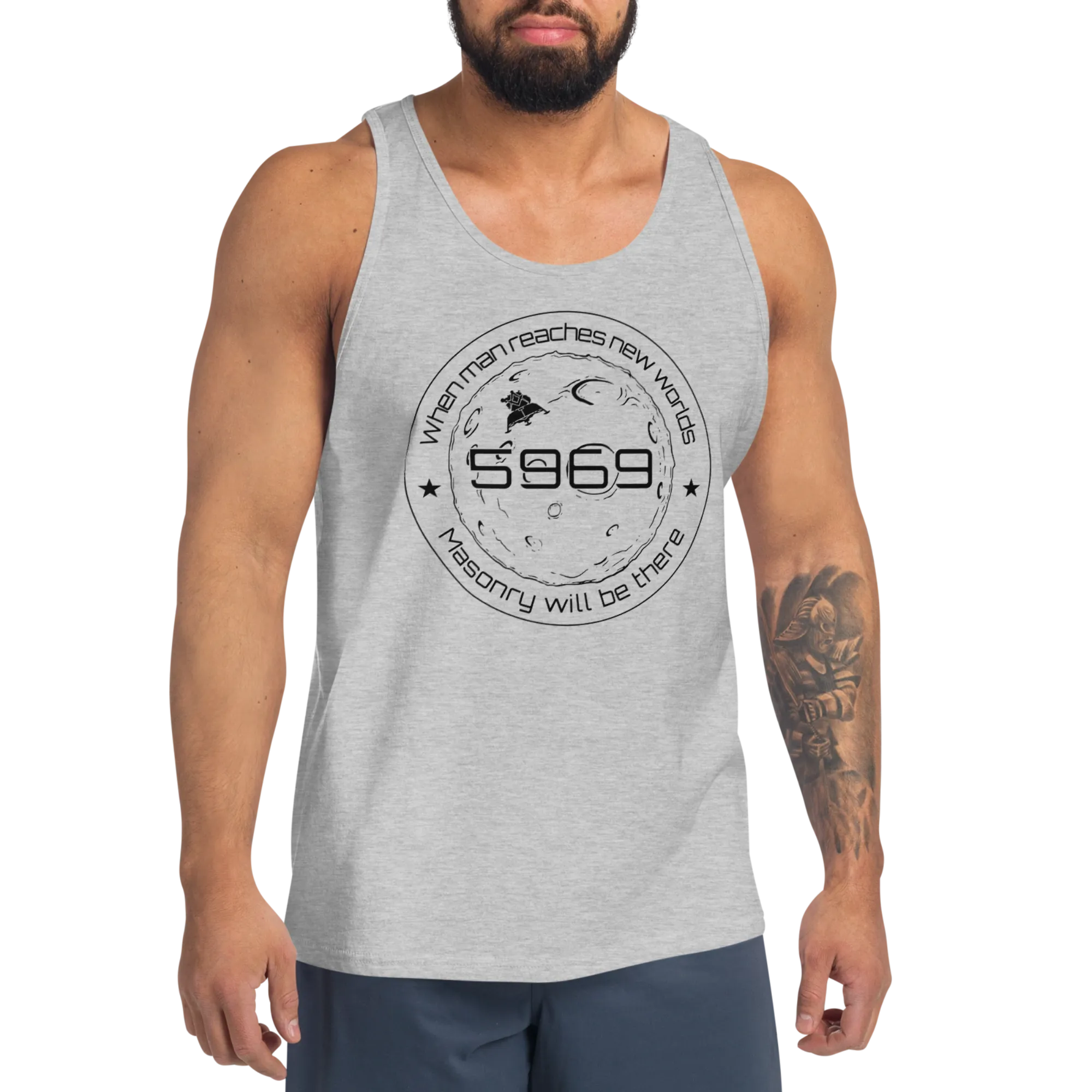 Masonry on the Moon Tank Top