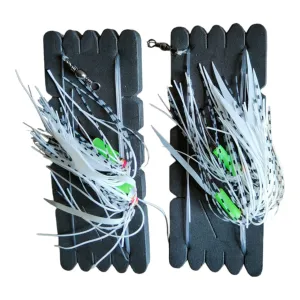 MasterPro Skirt Rigs Snapper Fishing Rigs in 3 Colours Fishing Tackle