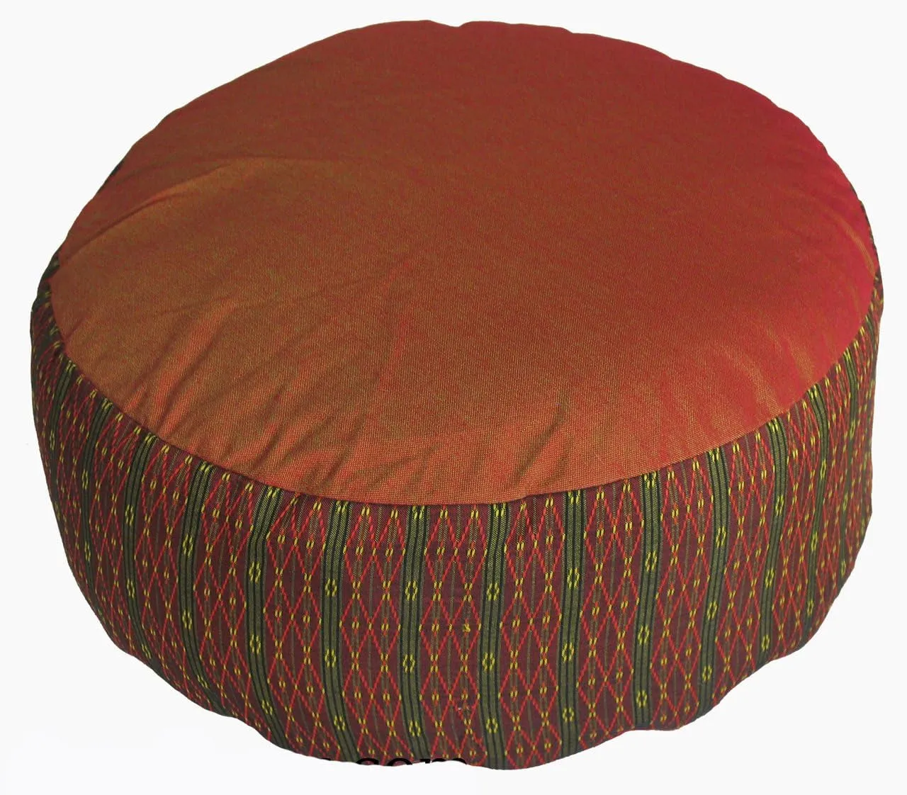 Meditation Cushion Zafu Pillow - Buckwheat and Kapok Fill - Indochine Purple