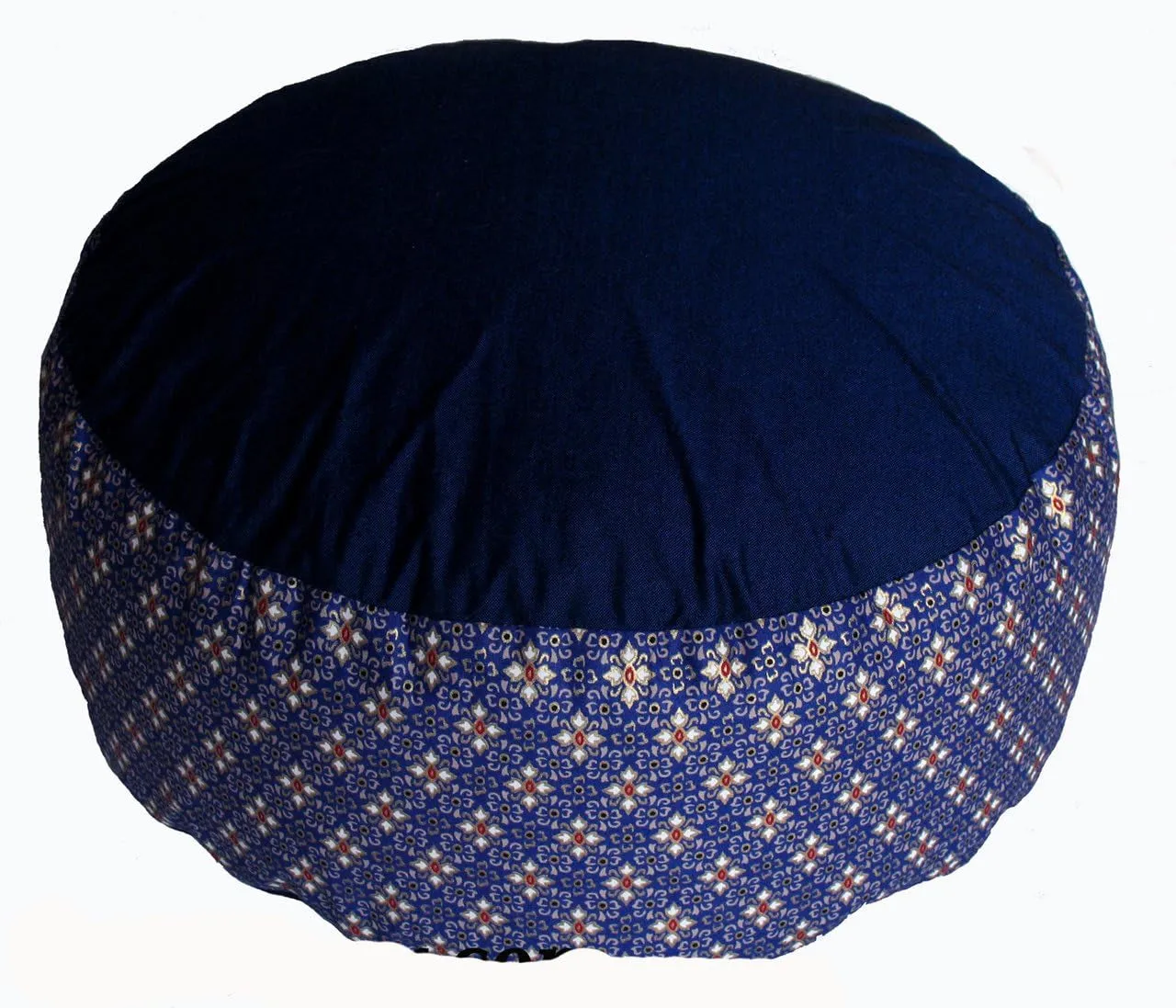 Meditation Cushion Zafu Pillow - Buckwheat and Kapok Fill - Indochine Purple
