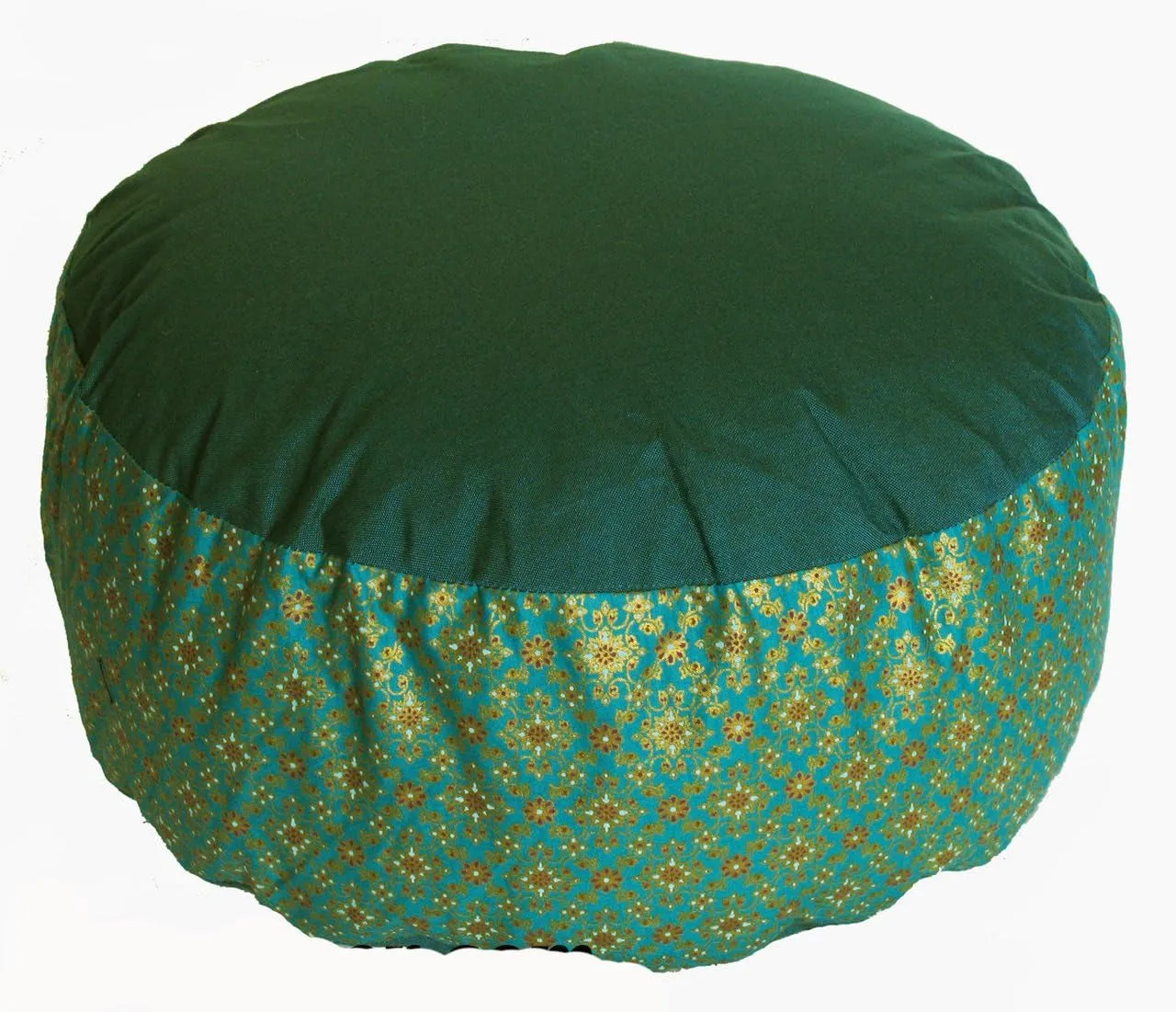 Meditation Cushion Zafu Pillow - Buckwheat and Kapok Fill - Indochine Purple