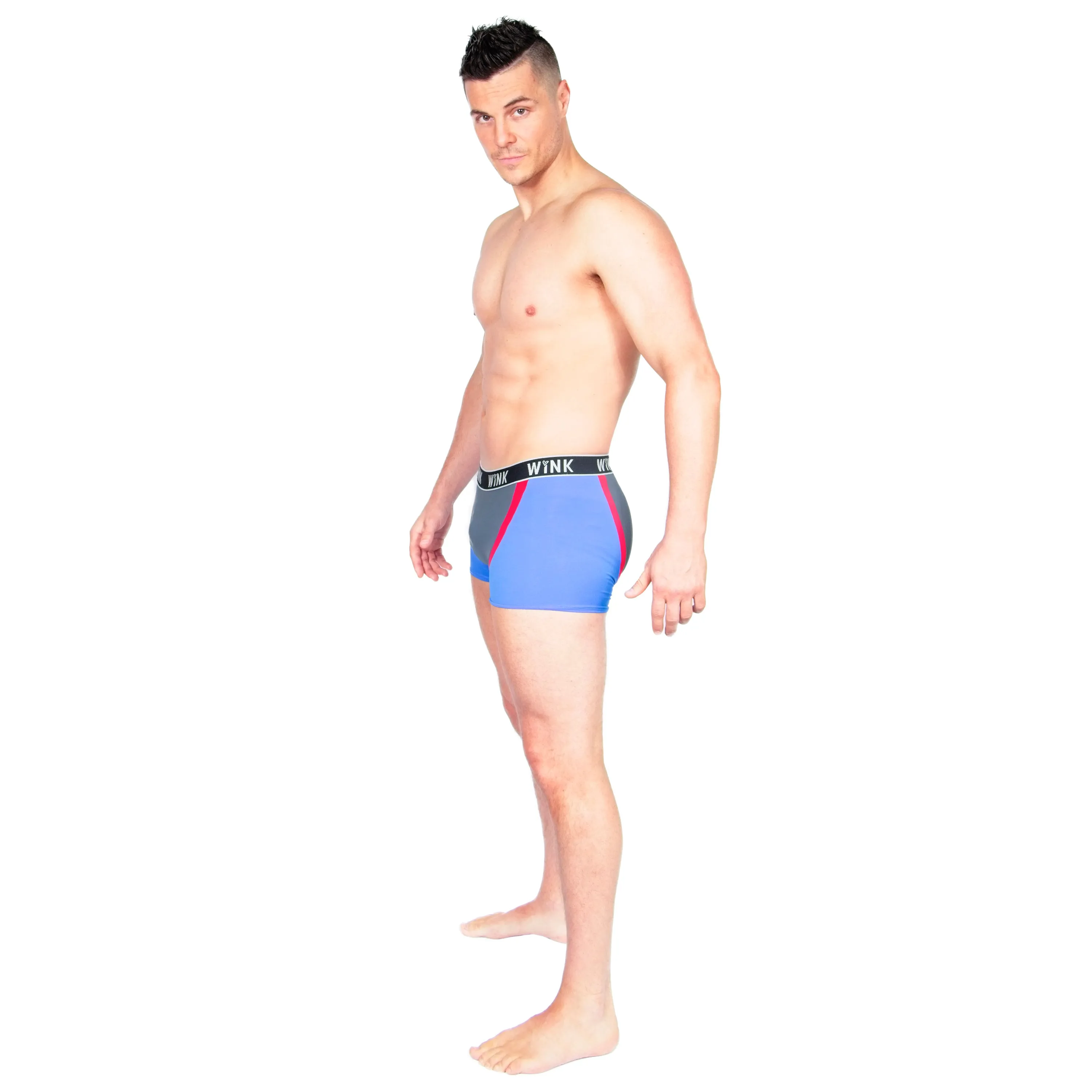 Men's Thor Shorts - Royal Blue / Charcoal / Red