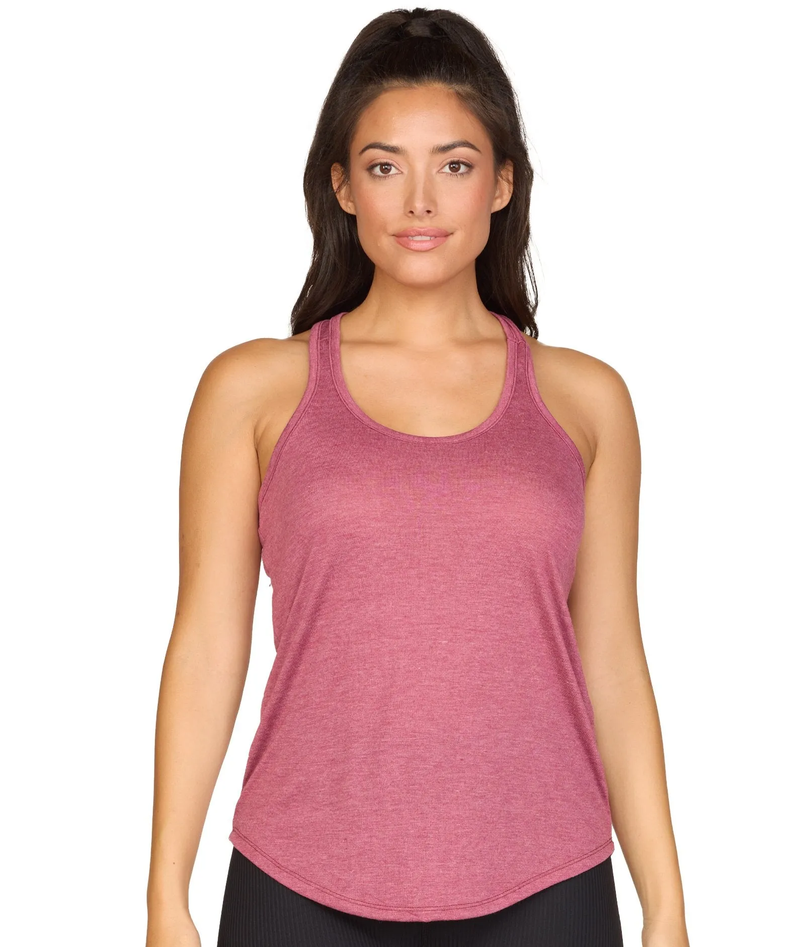 Mila Racerback Heather Tank