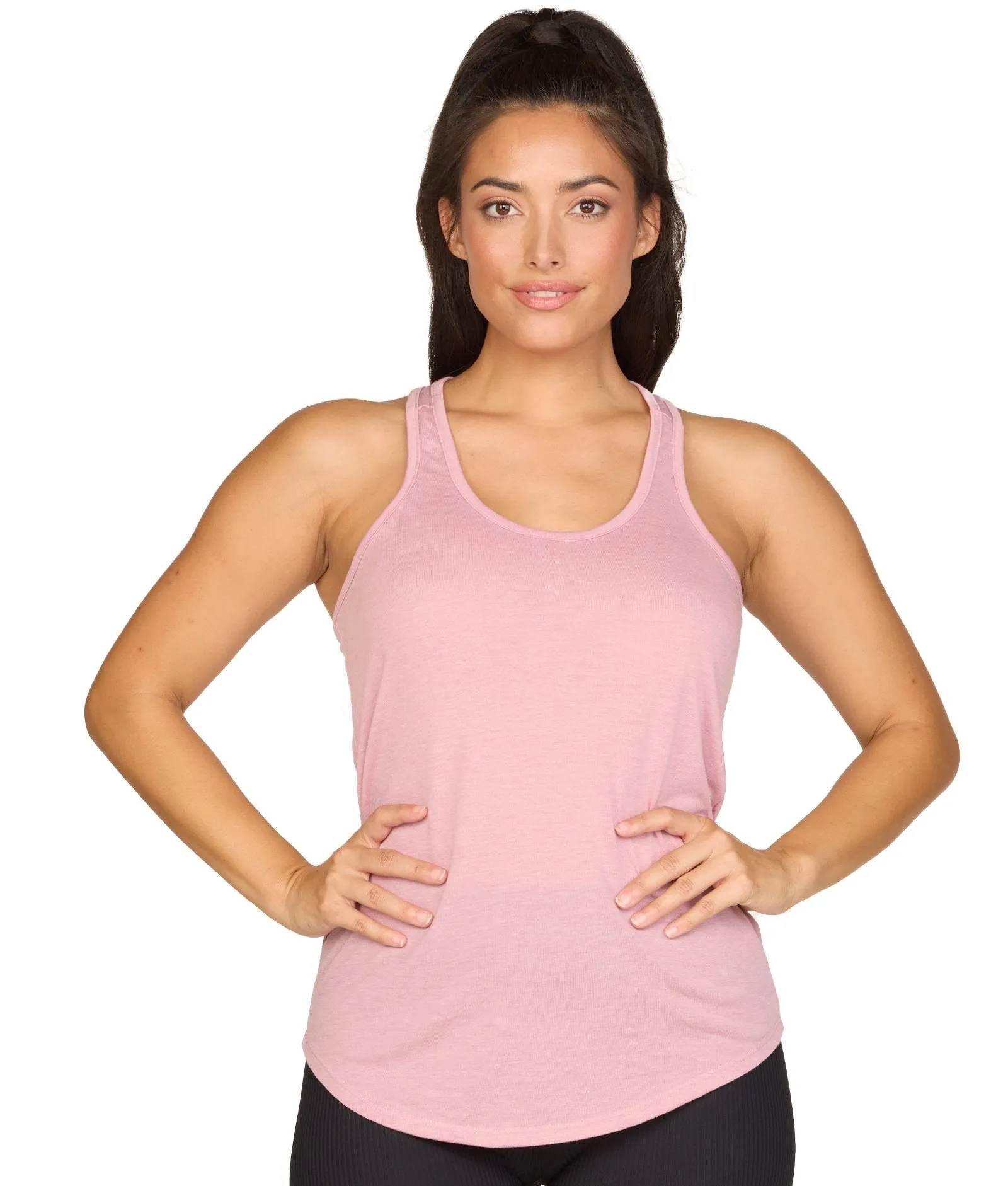 Mila Racerback Heather Tank