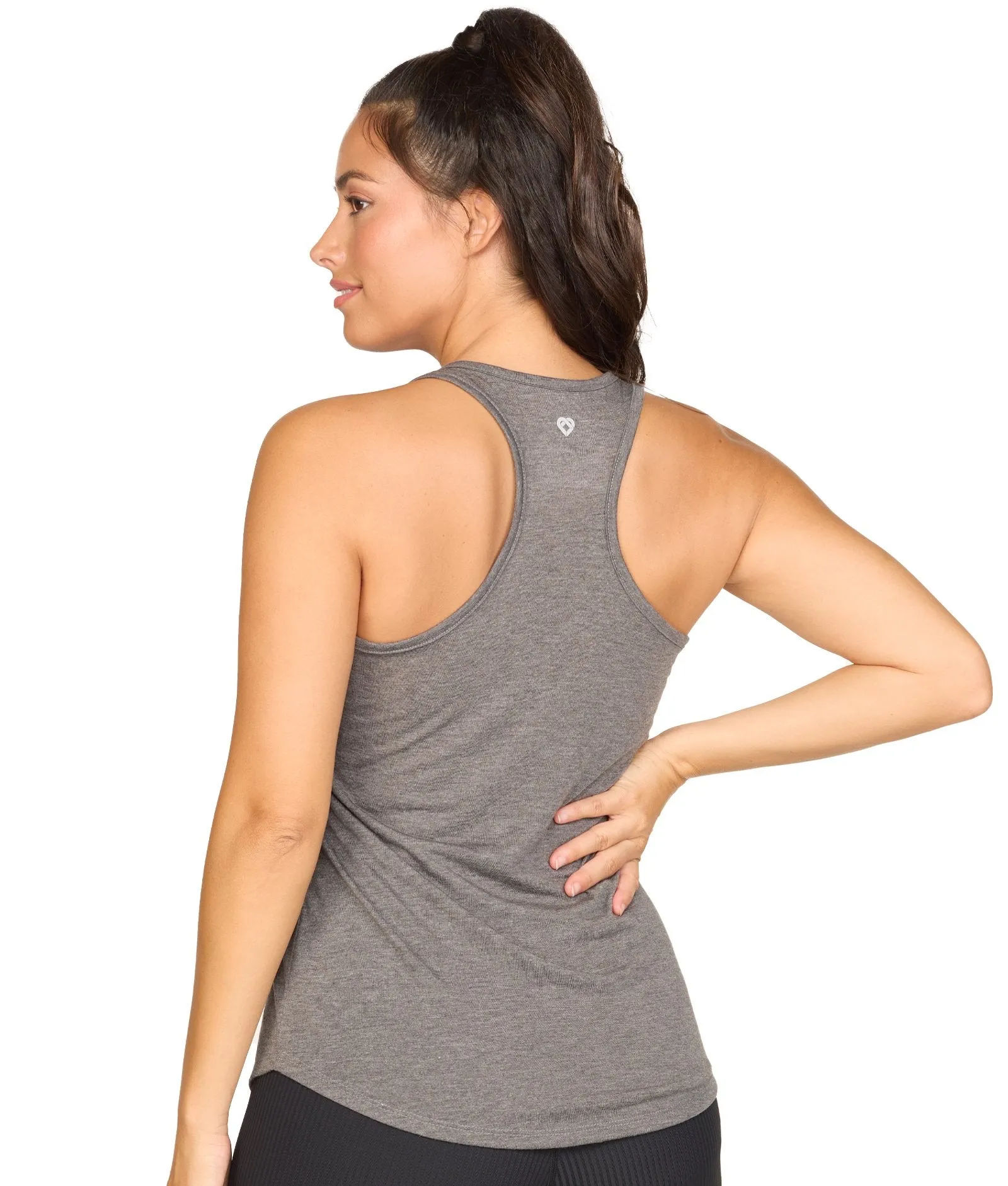 Mila Racerback Heather Tank