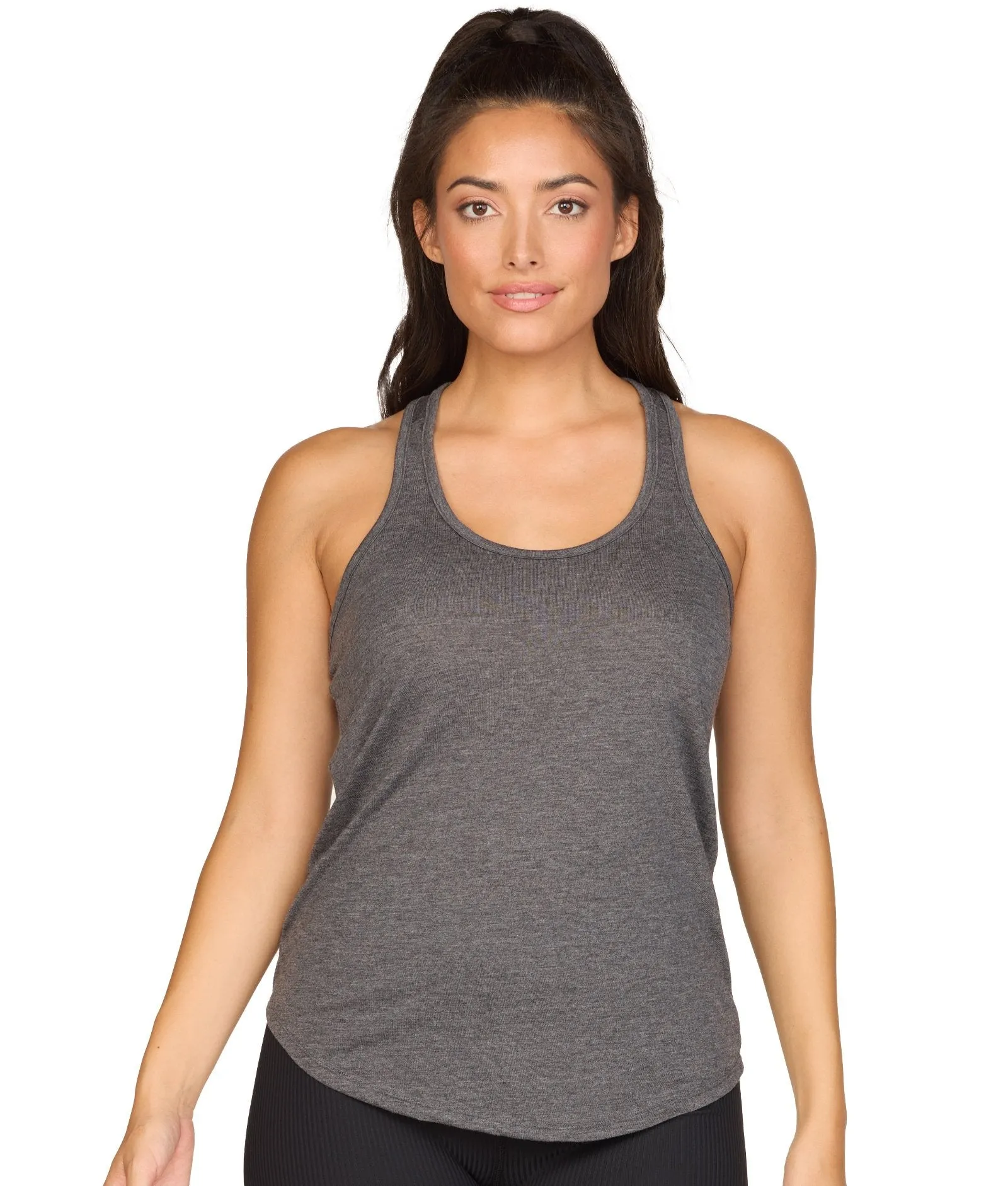 Mila Racerback Heather Tank