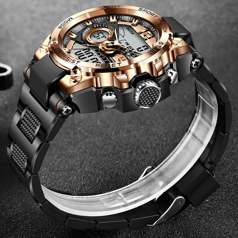 Military LED Sports Watch - 50m Waterproof