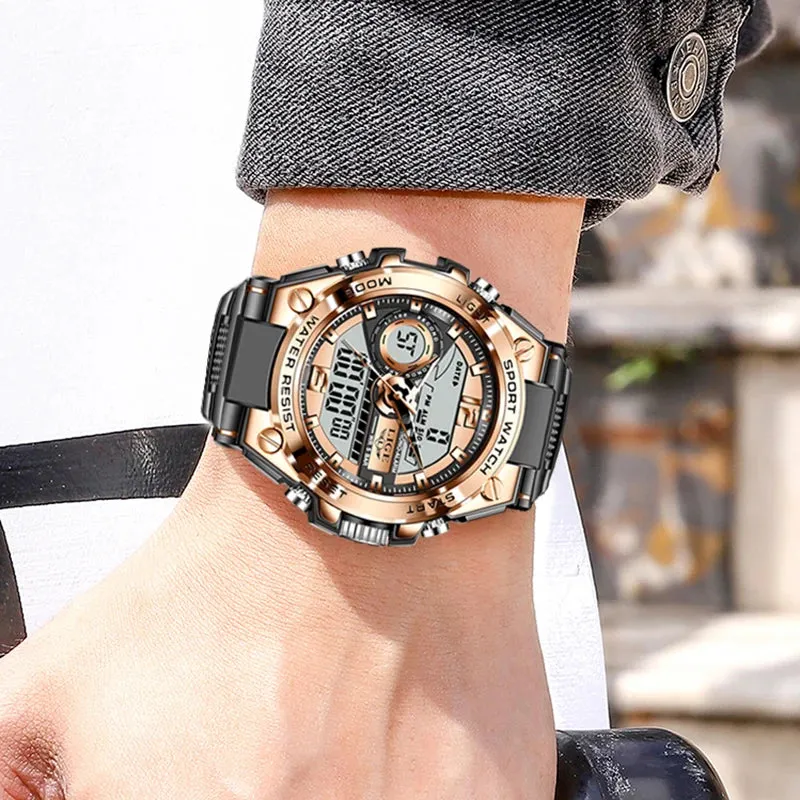 Military LED Sports Watch - 50m Waterproof