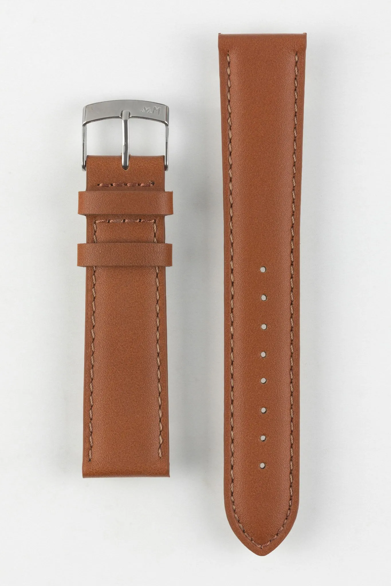 Morellato GRAFIC Calfskin Leather Performance Watch Strap in GOLD BROWN