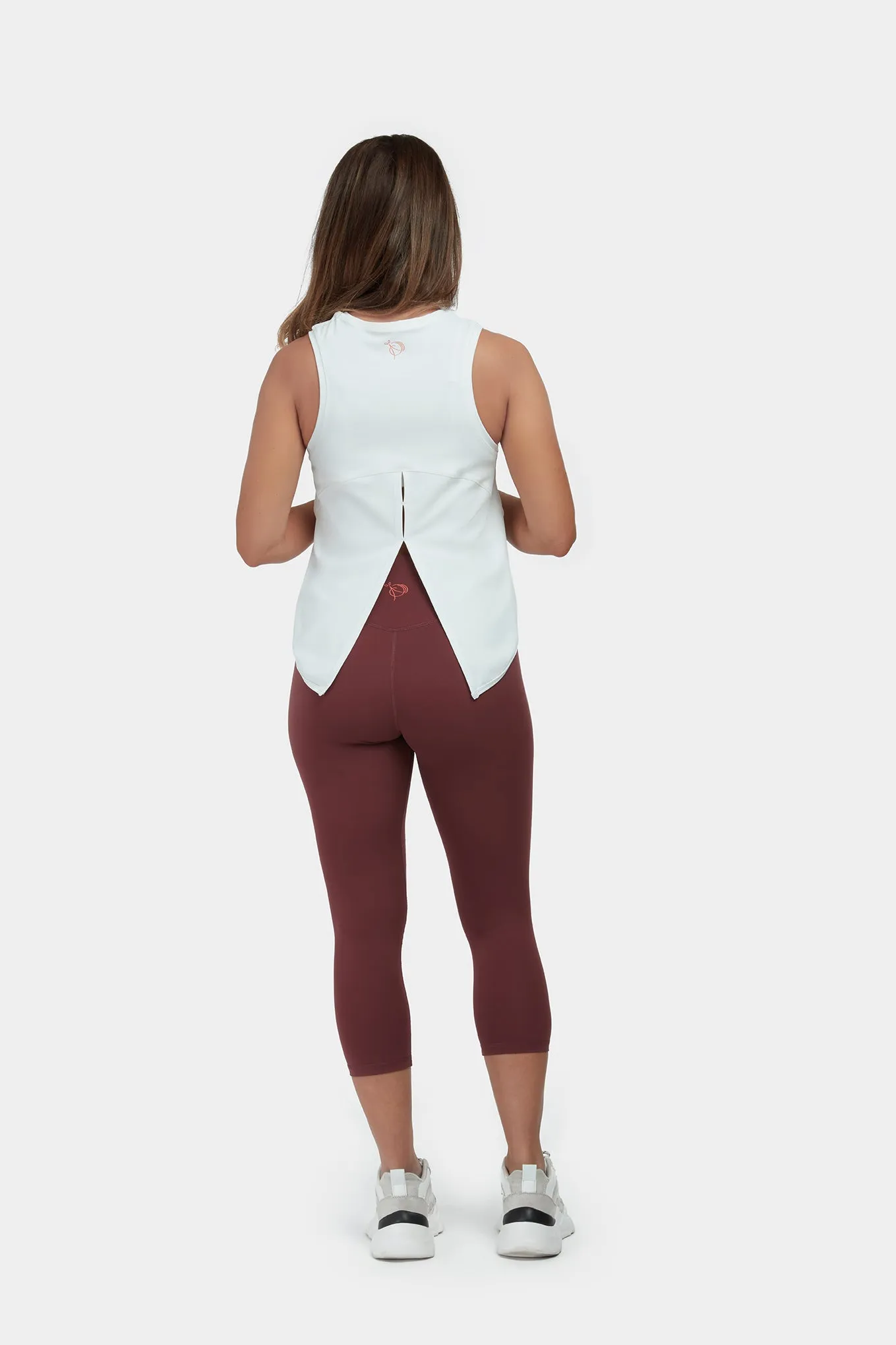 Move More White Vest Top