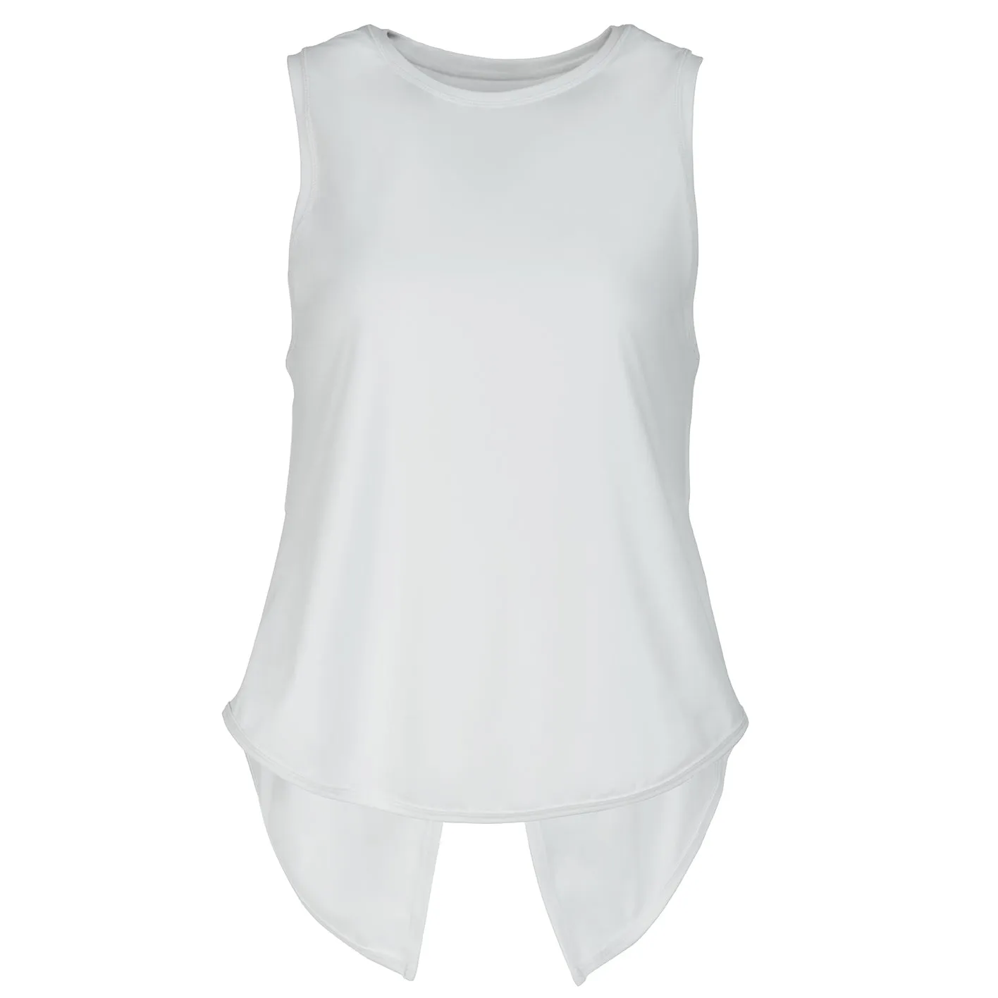 Move More White Vest Top