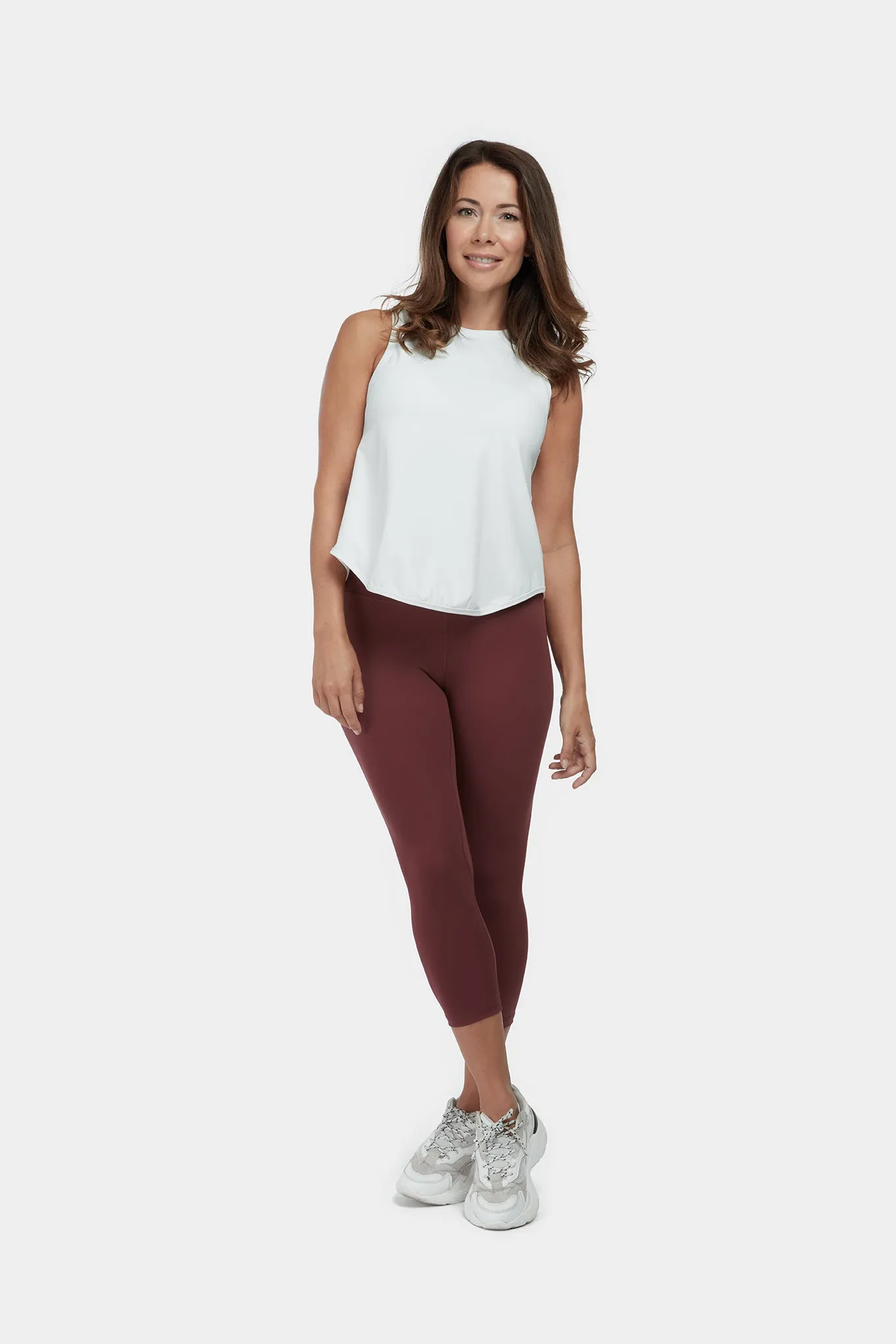 Move More White Vest Top