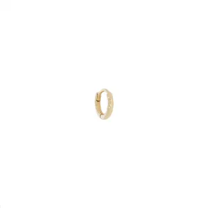 métier / round clicker hoop earring - single