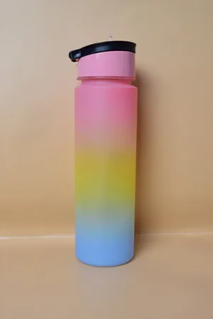 Multicolor Leak-proof Sports Water Bottle Summer Winter Drinkware