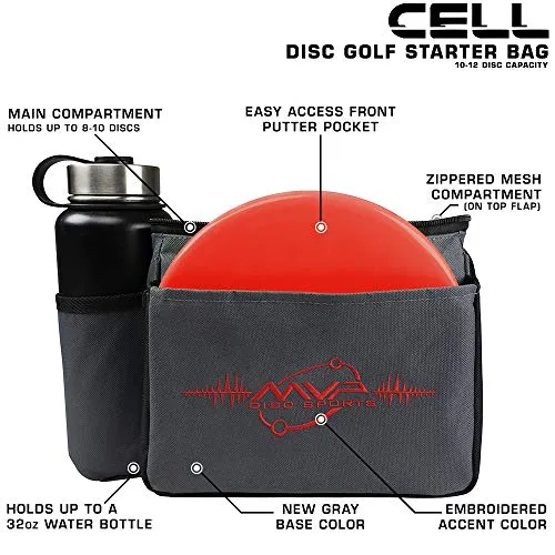 MVP Disc Sports Bags Cell (Gray/Red)