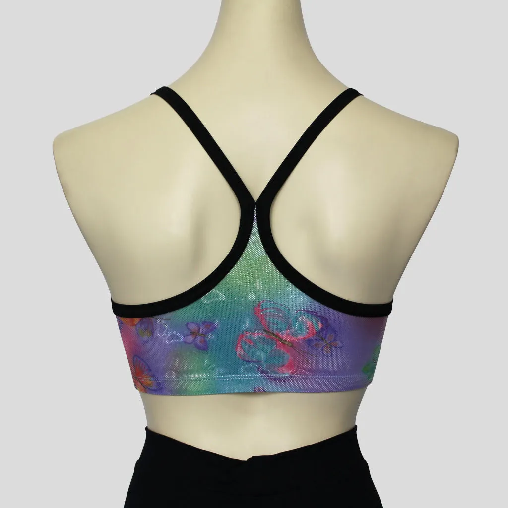Mystic Butterflies Crop Top