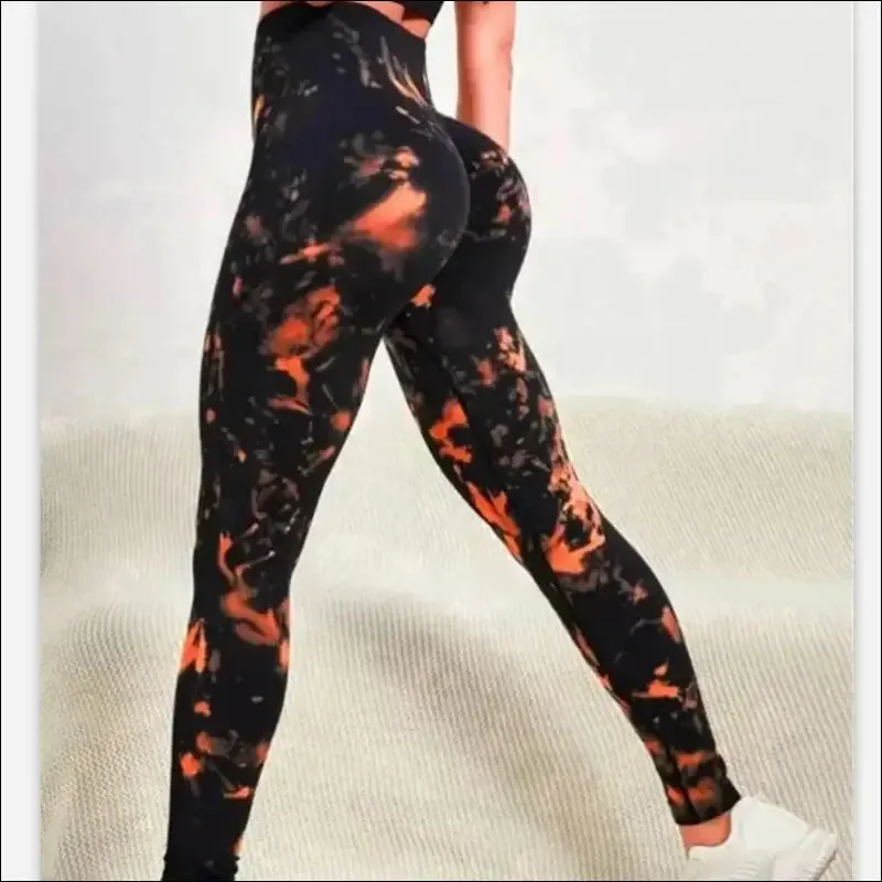 New 3d printed seamless leggings for women - high waist, fitness push up gym tights