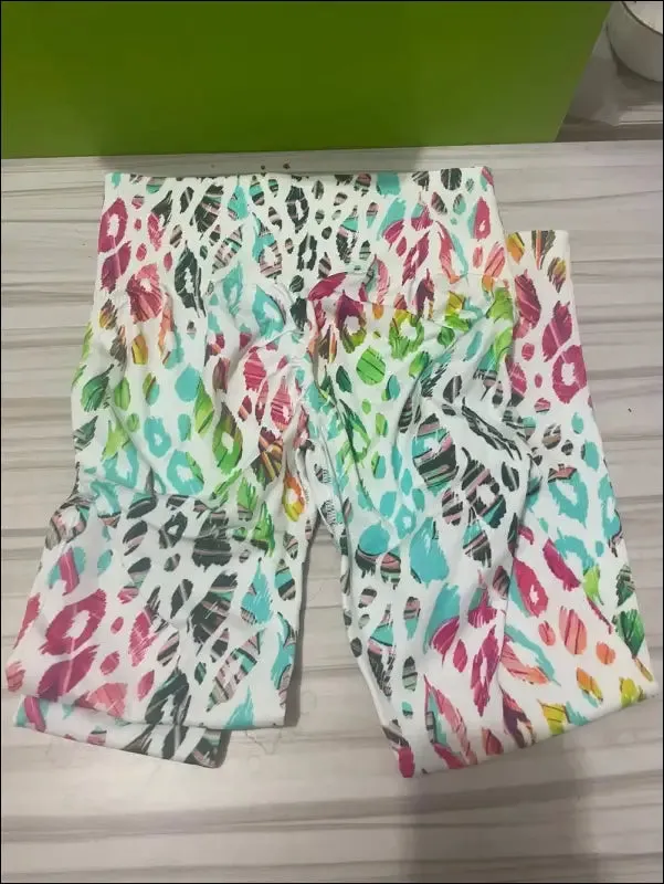 New 3d printed seamless leggings for women - high waist, fitness push up gym tights