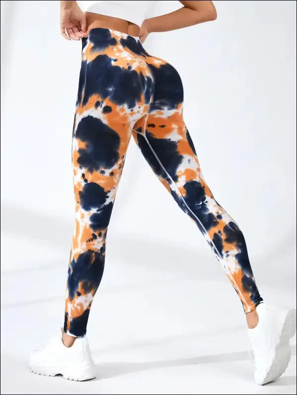 New 3d printed seamless leggings for women - high waist, fitness push up gym tights
