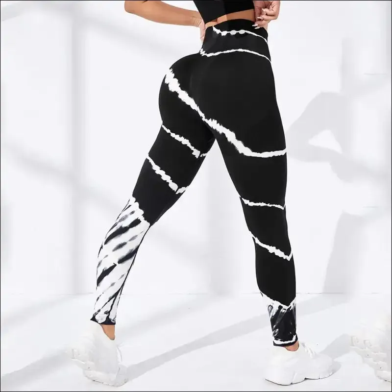 New 3d printed seamless leggings for women - high waist, fitness push up gym tights