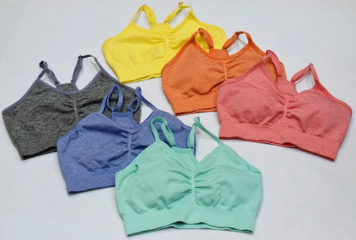 New Seamless Sports Bra And High Waisted Leggings Gym Sets
