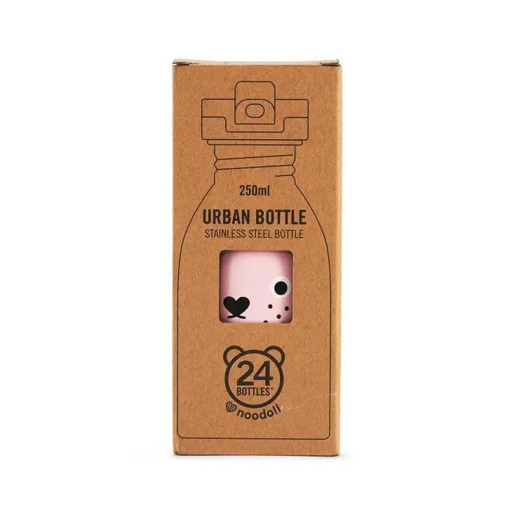 Noodoll Stainless Steel Bottle - Ricecarrot Rabbit - Pink