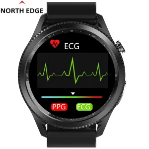 North Edge E102 Men's Smart Health Watch – Blood Pressure, SpO₂ & Heart Rate Monitor