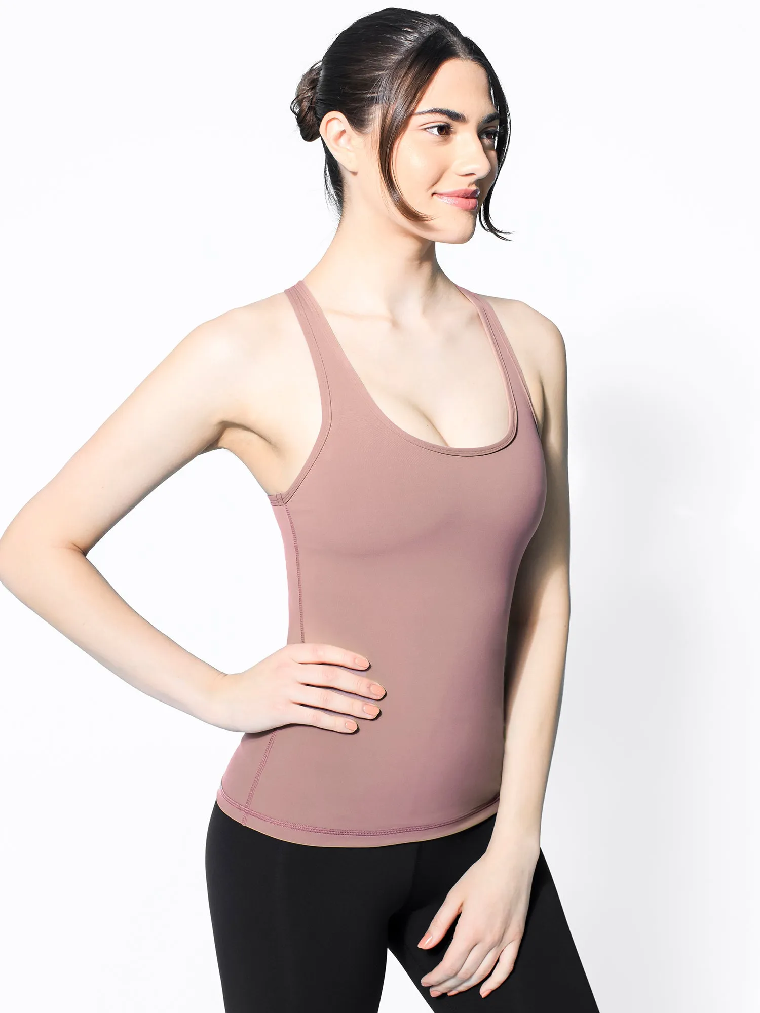 NUDE ENERGY TANK, ASH MAUVE