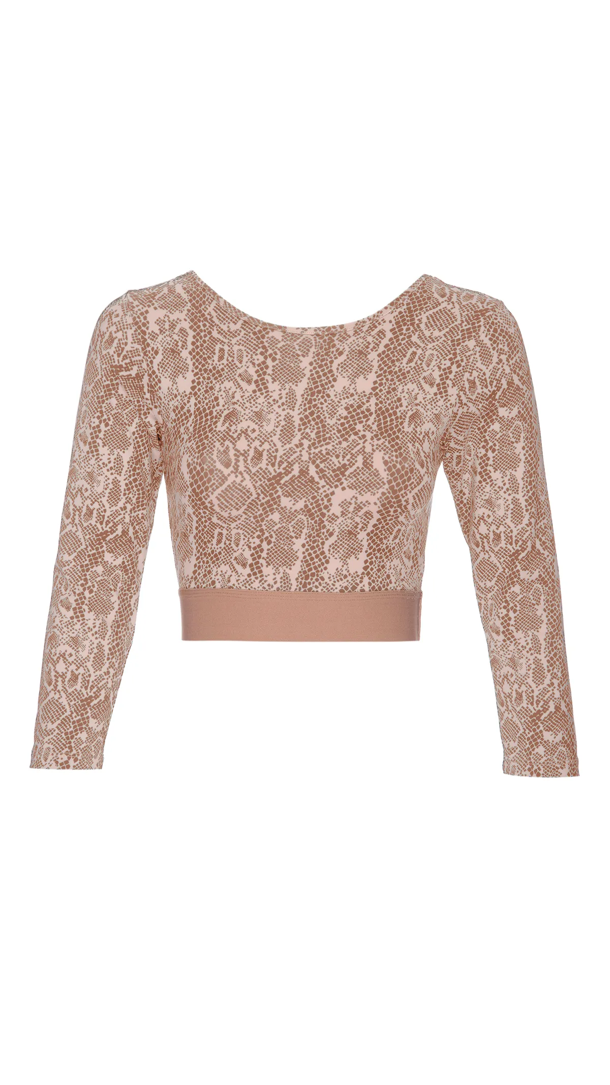 OLYMPIA ACTIVEWEAR MIRA CROP TOP | SNAKE