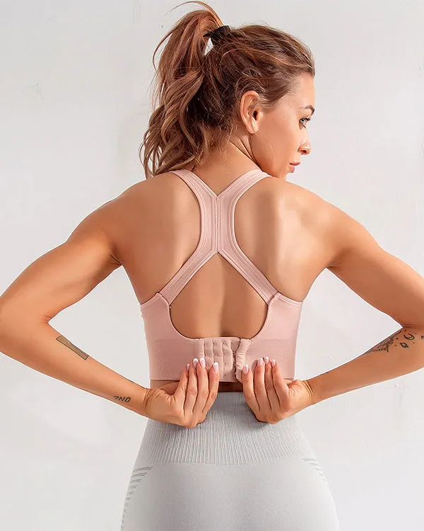Open Back Adjustable Sports Bras