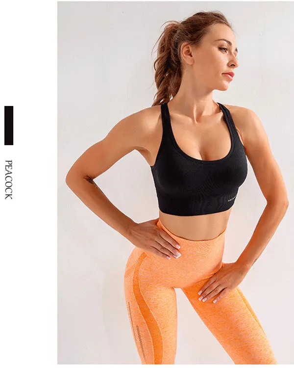 Open Back Adjustable Sports Bras