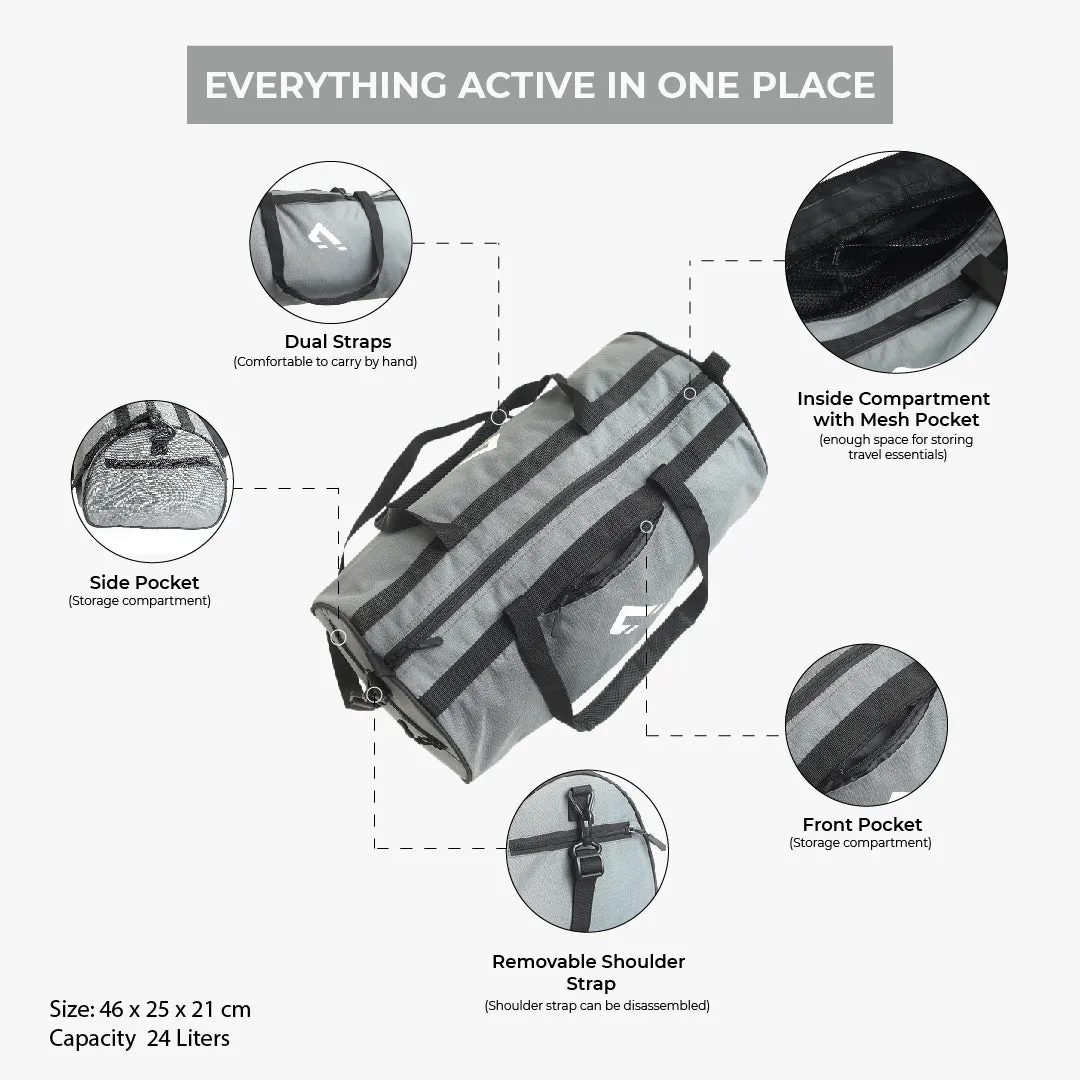 Pack-N-Go Duffel Bag (Grey)