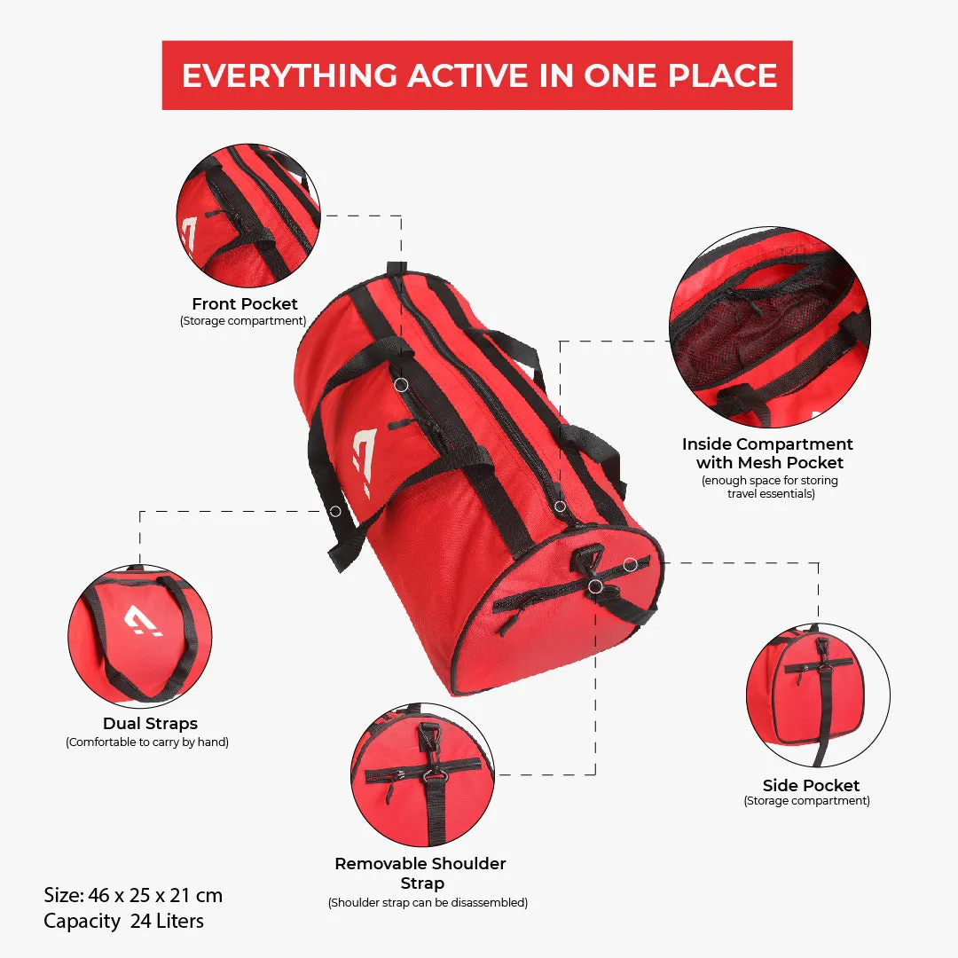 Pack-N-Go Duffel Bag (Red)
