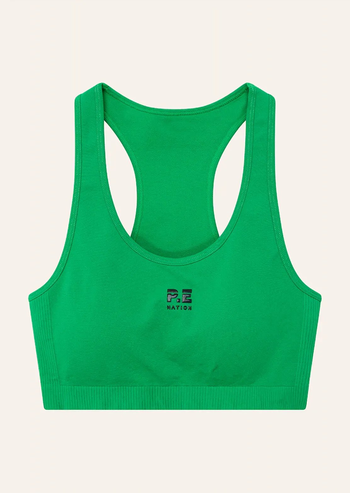 P.E NATION Restore Seamless Sports Bra - Kelly Green