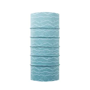 Peaks Sketch Neck Tube - Ice Blue
