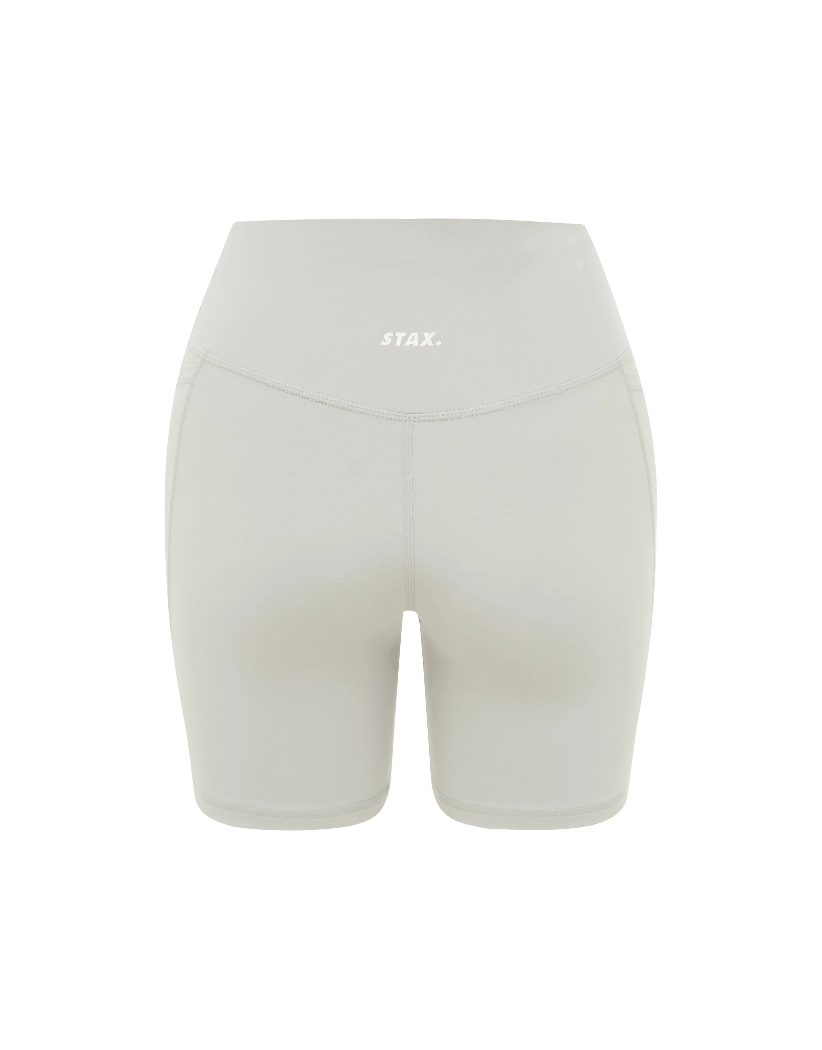 Phone Pocket Midi Bike Shorts NANDEX ™ - Light Grey
