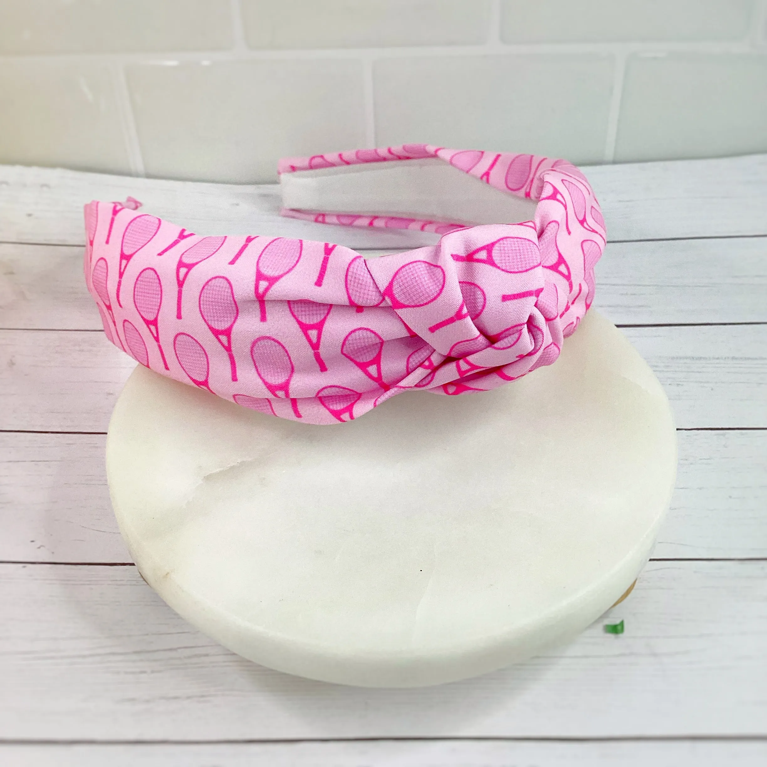 Pink Tennis Headband and Scrunchie Collection