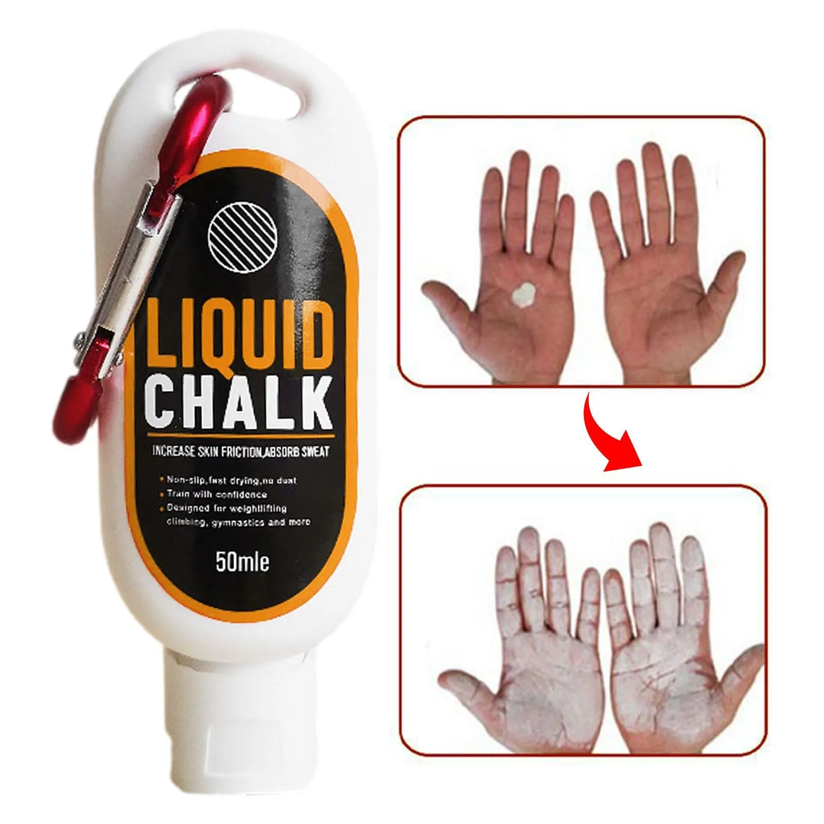 Premium Anti-Slip Liquid Chalk for Fitness, Rock Climbing & Sports - Sweat-Absorbent Magnesium Powder for Enhanced Grip, Friction Control & Non-Slip Performance